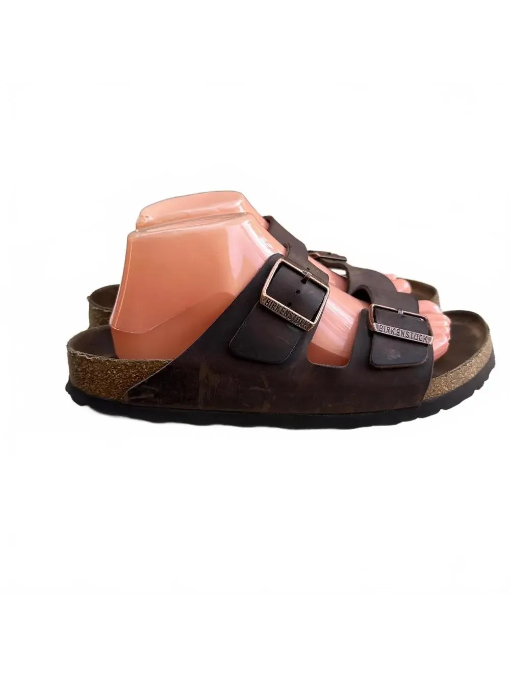 Birkenstock Arizona Oiled Leather Sandals – Habana Brown Size 41 EU M8 W10